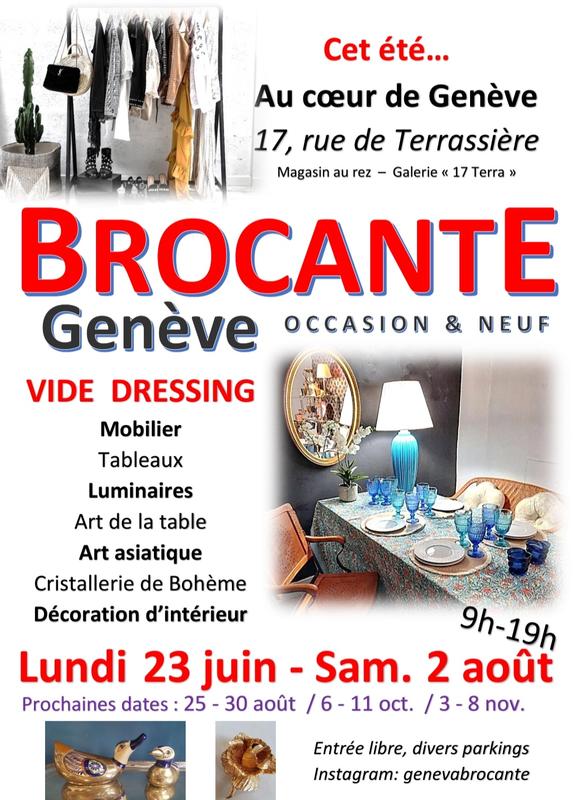 Brocante mensuelle au cœur