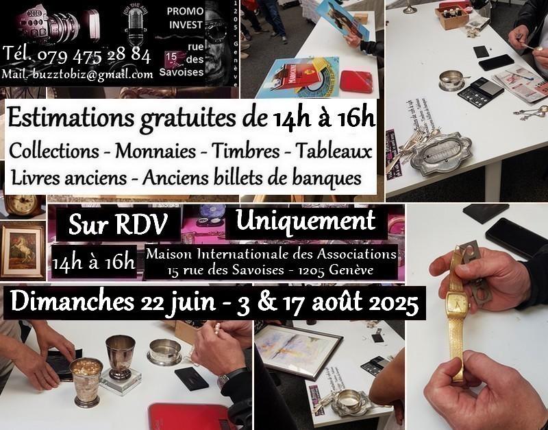 Brocante - séance gratuite d'estimations de vos objets