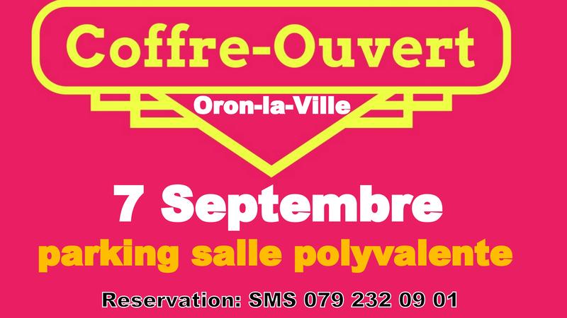 Coffre-ouvert - vide grenier - brocante